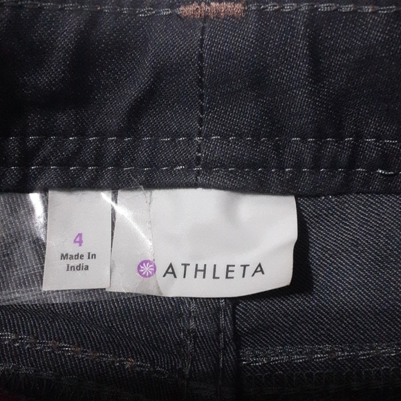 NEW Athleta  Frontier Blue Denim Jeans Size 4 - Picture 11 of 14